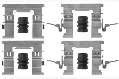Комплектующие, колодки дискового тормоза MGA купить