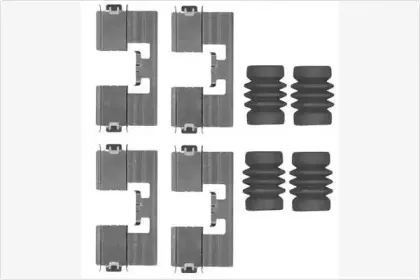 Комплектующие, колодки дискового тормоза MGA купить