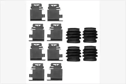 Комплектующие, колодки дискового тормоза MGA купить
