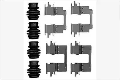 Комплектующие, колодки дискового тормоза MGA купить