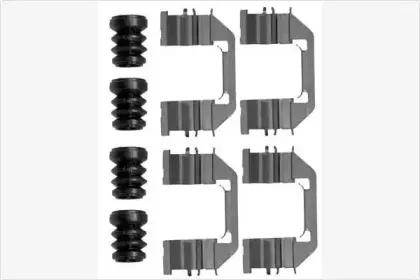 Комплектующие, колодки дискового тормоза MGA купить