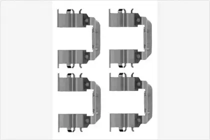 Комплектующие, колодки дискового тормоза MGA купить