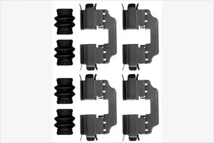 Комплектующие, колодки дискового тормоза MGA купить