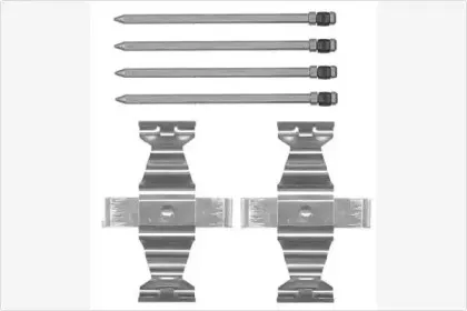 Комплектующие, колодки дискового тормоза MGA купить