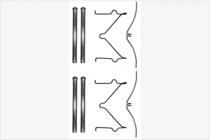 Комплектующие, колодки дискового тормоза MGA купить