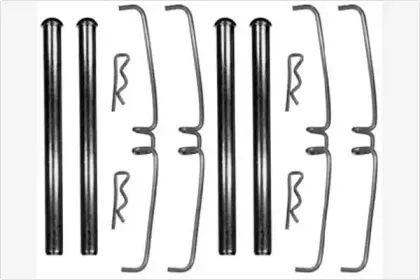 Комплектующие, колодки дискового тормоза MGA купить