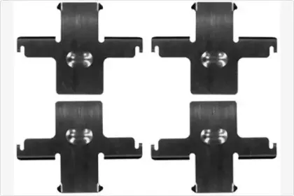 Комплектующие, колодки дискового тормоза MGA купить