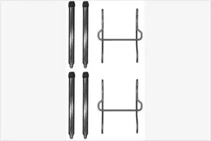 Комплектующие, колодки дискового тормоза MGA купить