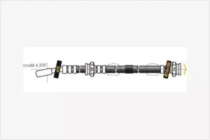 Тормозной шланг MGA купить