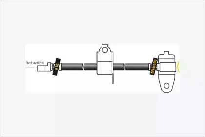 Тормозной шланг MGA купить