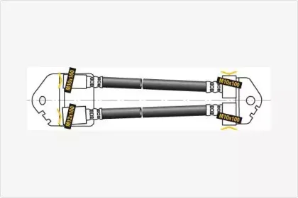 Тормозной шланг MGA купить