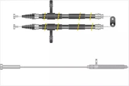 Трос, стояночная тормозная система MGA купить