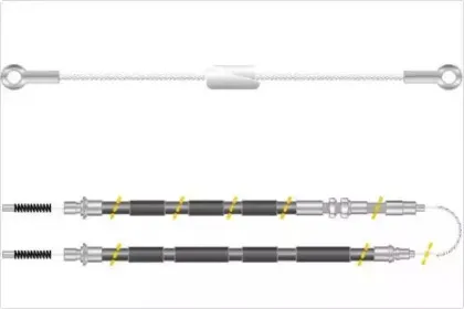 Трос, стояночная тормозная система MGA купить