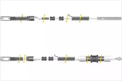Трос, стояночная тормозная система MGA купить