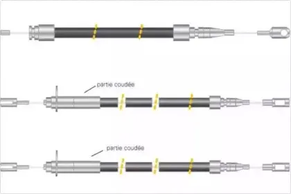 Трос, стояночная тормозная система MGA купить