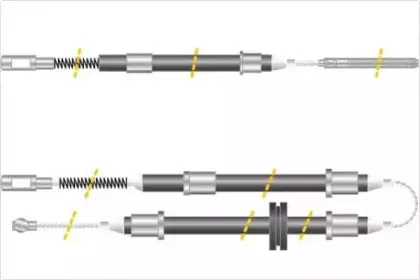 Трос, стояночная тормозная система MGA купить