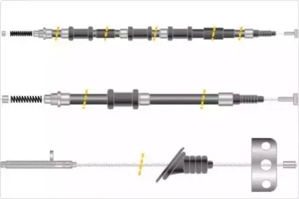 Трос, стояночная тормозная система MGA купить