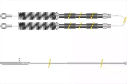 Трос, стояночная тормозная система MGA купить