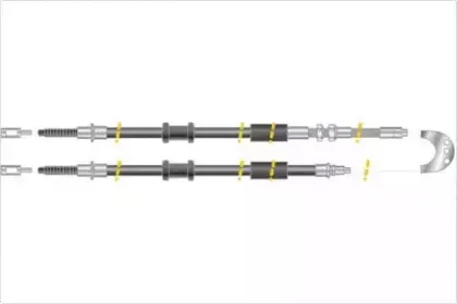 Трос, стояночная тормозная система MGA купить