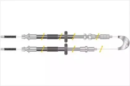 Трос, стояночная тормозная система MGA купить