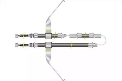 Трос, стояночная тормозная система MGA купить