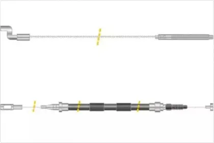 Трос, стояночная тормозная система MGA купить