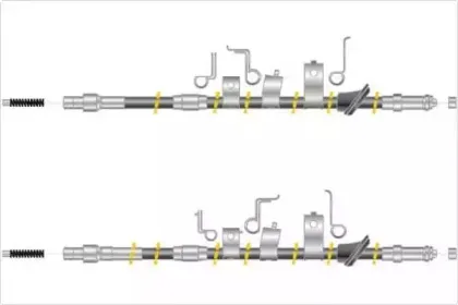 Трос, стояночная тормозная система MGA купить