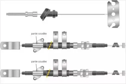 Трос, стояночная тормозная система MGA купить