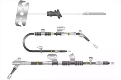 Трос, стояночная тормозная система MGA купить