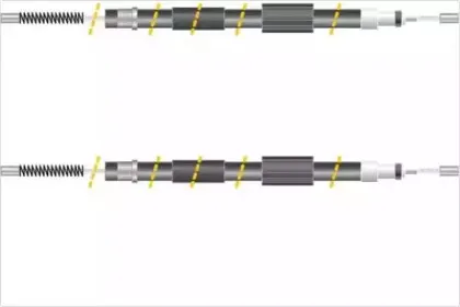 Трос, стояночная тормозная система MGA купить