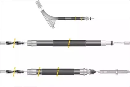 Трос, стояночная тормозная система MGA купить