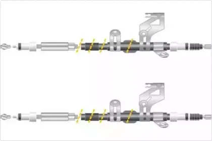 Трос, стояночная тормозная система MGA купить