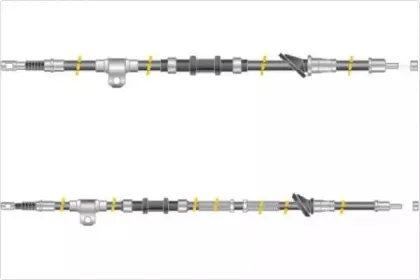 Трос, стояночная тормозная система MGA купить