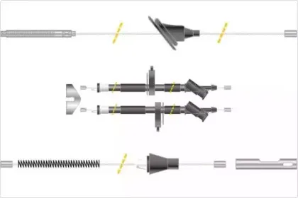 Трос, стояночная тормозная система MGA купить