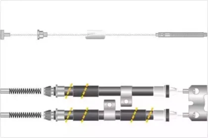 Трос, стояночная тормозная система MGA купить
