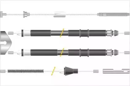 Трос, стояночная тормозная система MGA купить