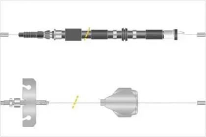 Трос, стояночная тормозная система MGA купить