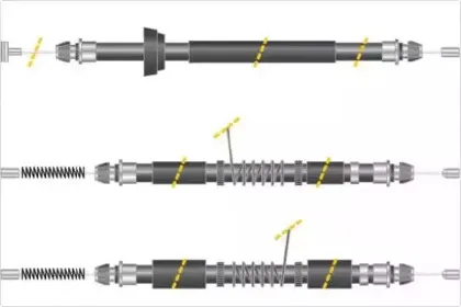 Трос, стояночная тормозная система MGA купить