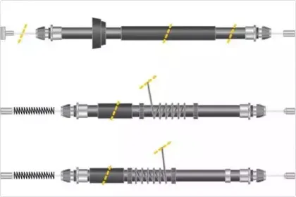 Трос, стояночная тормозная система MGA купить