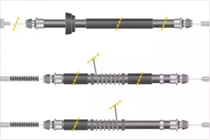 Трос, стояночная тормозная система MGA купить
