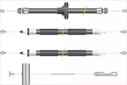 Трос, стояночная тормозная система MGA купить