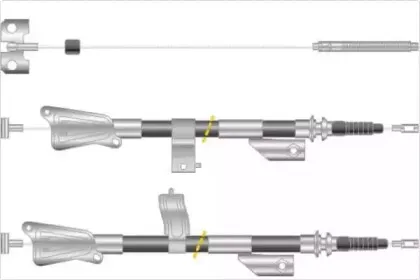 Трос, стояночная тормозная система MGA купить