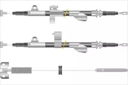 Трос, стояночная тормозная система MGA купить