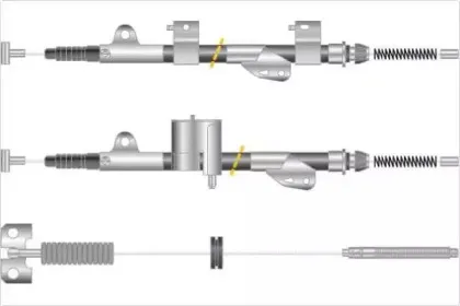 Трос, стояночная тормозная система MGA купить