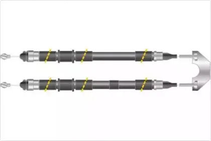 Трос, стояночная тормозная система MGA купить