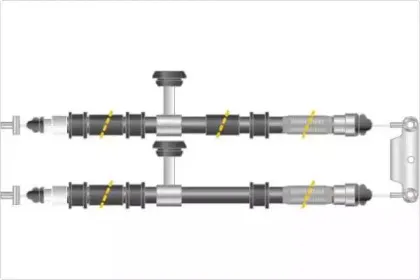 Трос, стояночная тормозная система MGA купить