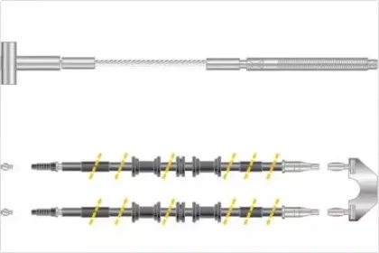 Трос, стояночная тормозная система MGA купить