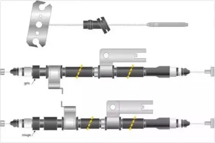 Трос, стояночная тормозная система MGA купить
