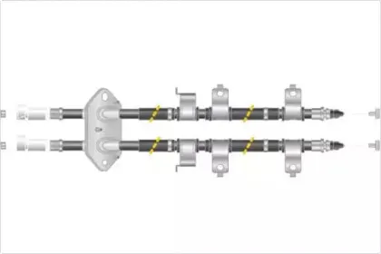 Трос, стояночная тормозная система MGA купить