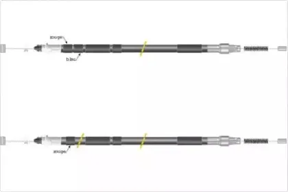 Трос, стояночная тормозная система MGA купить